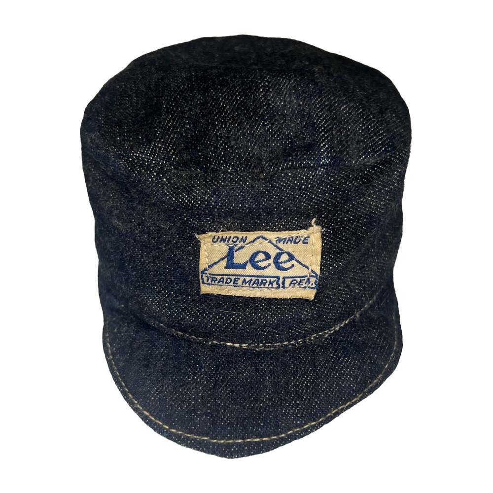 Antique Buddy Lee Denim Union Advertising Doll Denim Hat